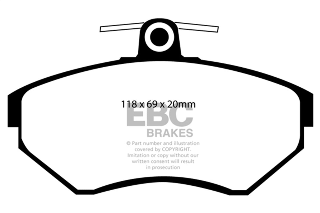 EBC Brakes UD780 Ultimax OEM Replacement Brake Pads - Roam Overland Outfitters