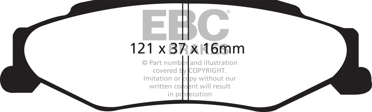 EBC Brakes UD732 Ultimax OEM Replacement Brake Pads - Roam Overland Outfitters