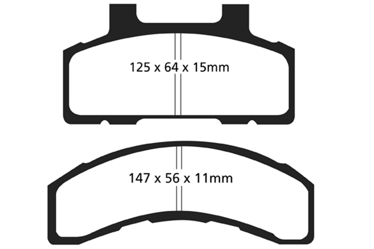 EBC Brakes UD215 Ultimax OEM Replacement Brake Pads - Roam Overland Outfitters