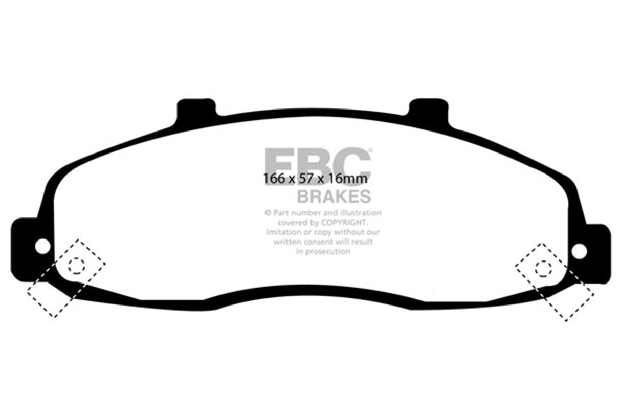 EBC Brakes UD679 Ultimax OEM Replacement Brake Pads - Roam Overland Outfitters