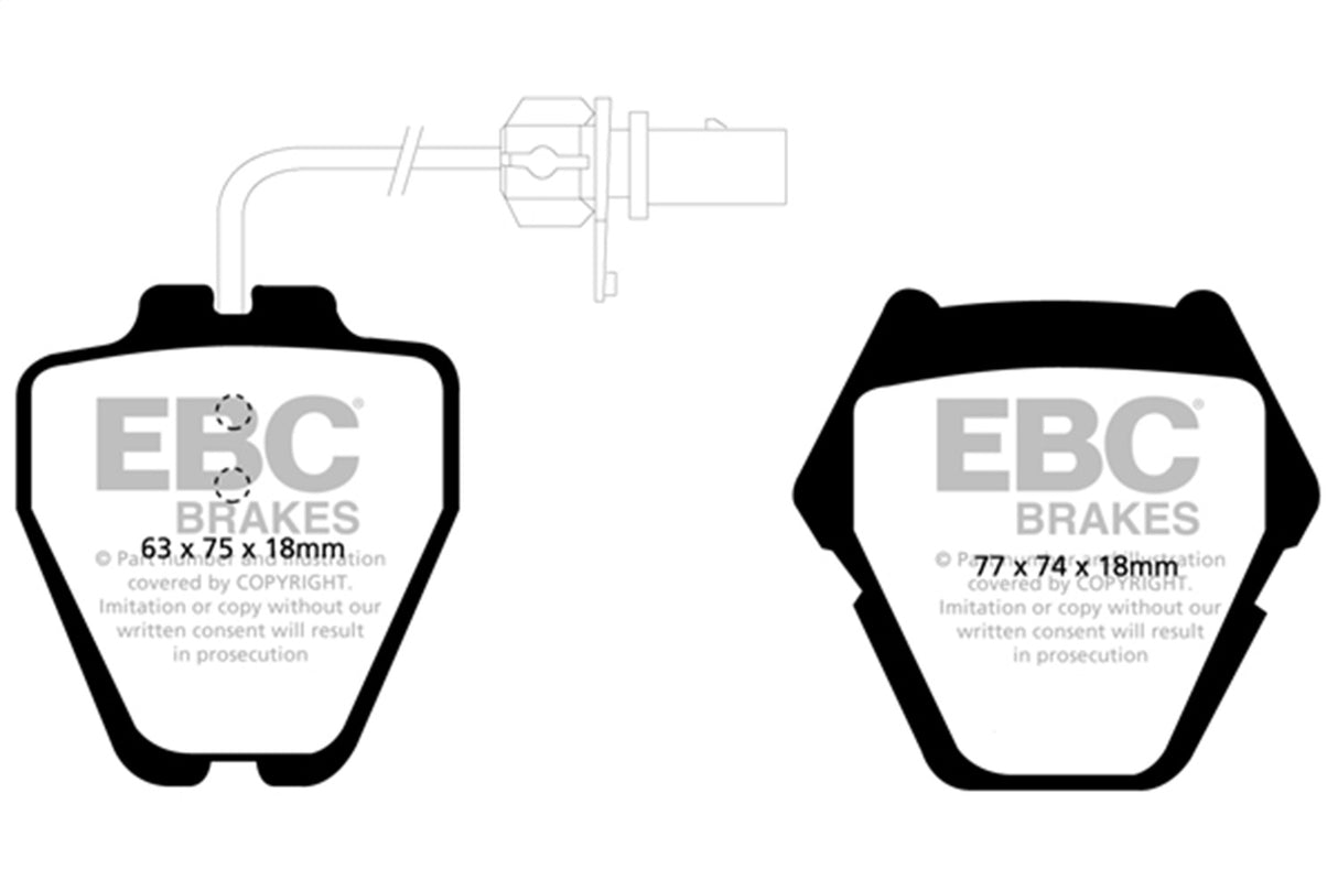 EBC Brakes UD839 Ultimax OEM Replacement Brake Pads - Roam Overland Outfitters