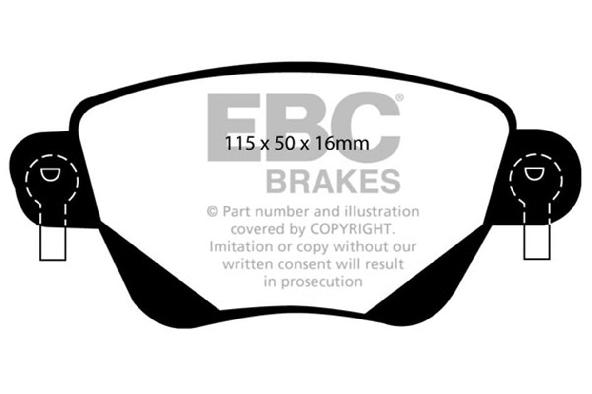 EBC Brakes UD911 Ultimax OEM Replacement Brake Pads - Roam Overland Outfitters