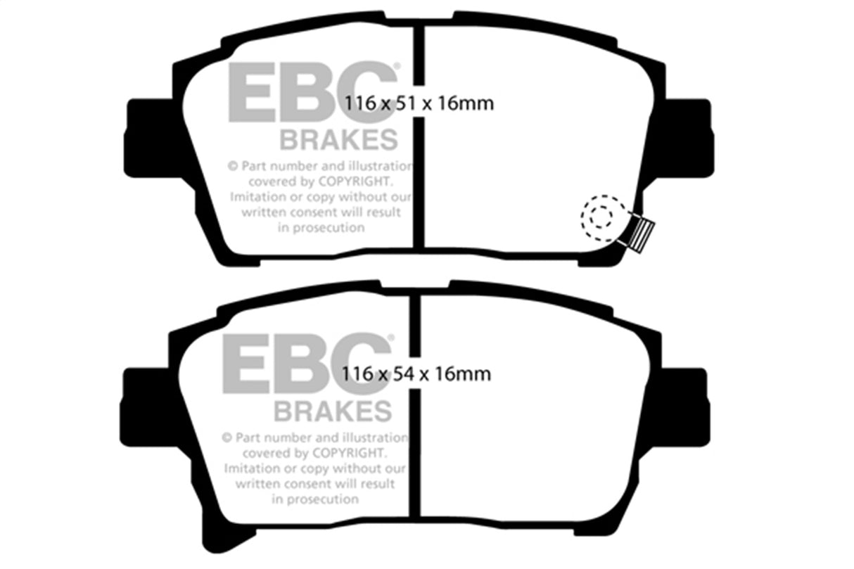 EBC Brakes UD990 Ultimax OEM Replacement Brake Pads - Roam Overland Outfitters