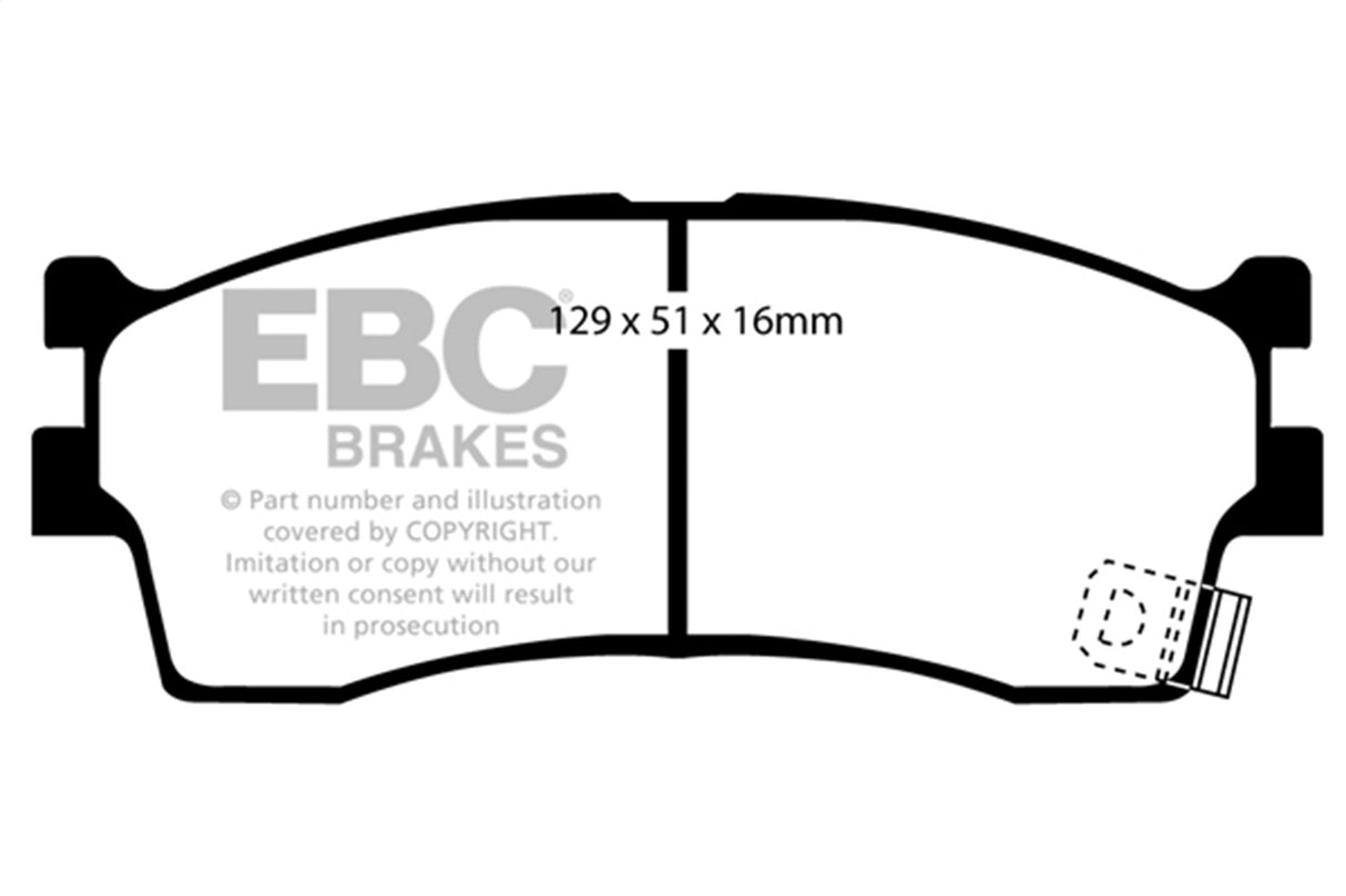 EBC Brakes UD889 Ultimax OEM Replacement Brake Pads - Roam Overland Outfitters