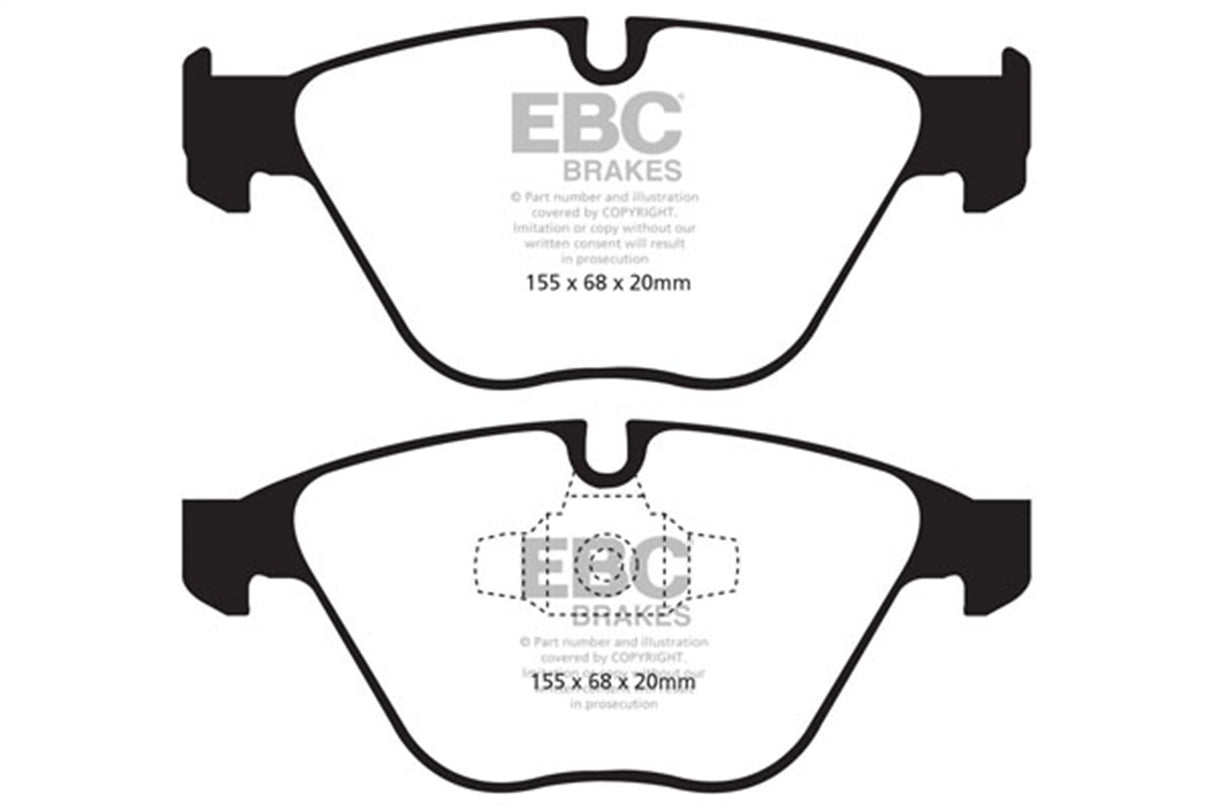 EBC Brakes UD1260 Ultimax OEM Replacement Brake Pads - Roam Overland Outfitters