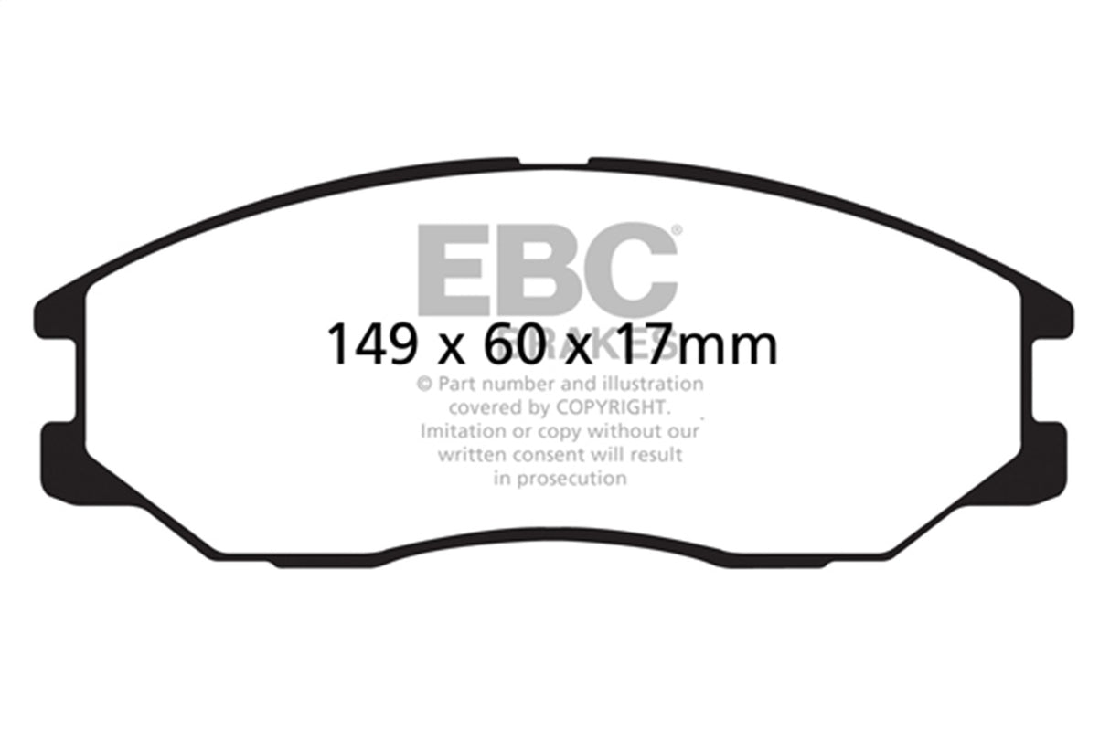 EBC Brakes UD955 Ultimax OEM Replacement Brake Pads - Roam Overland Outfitters