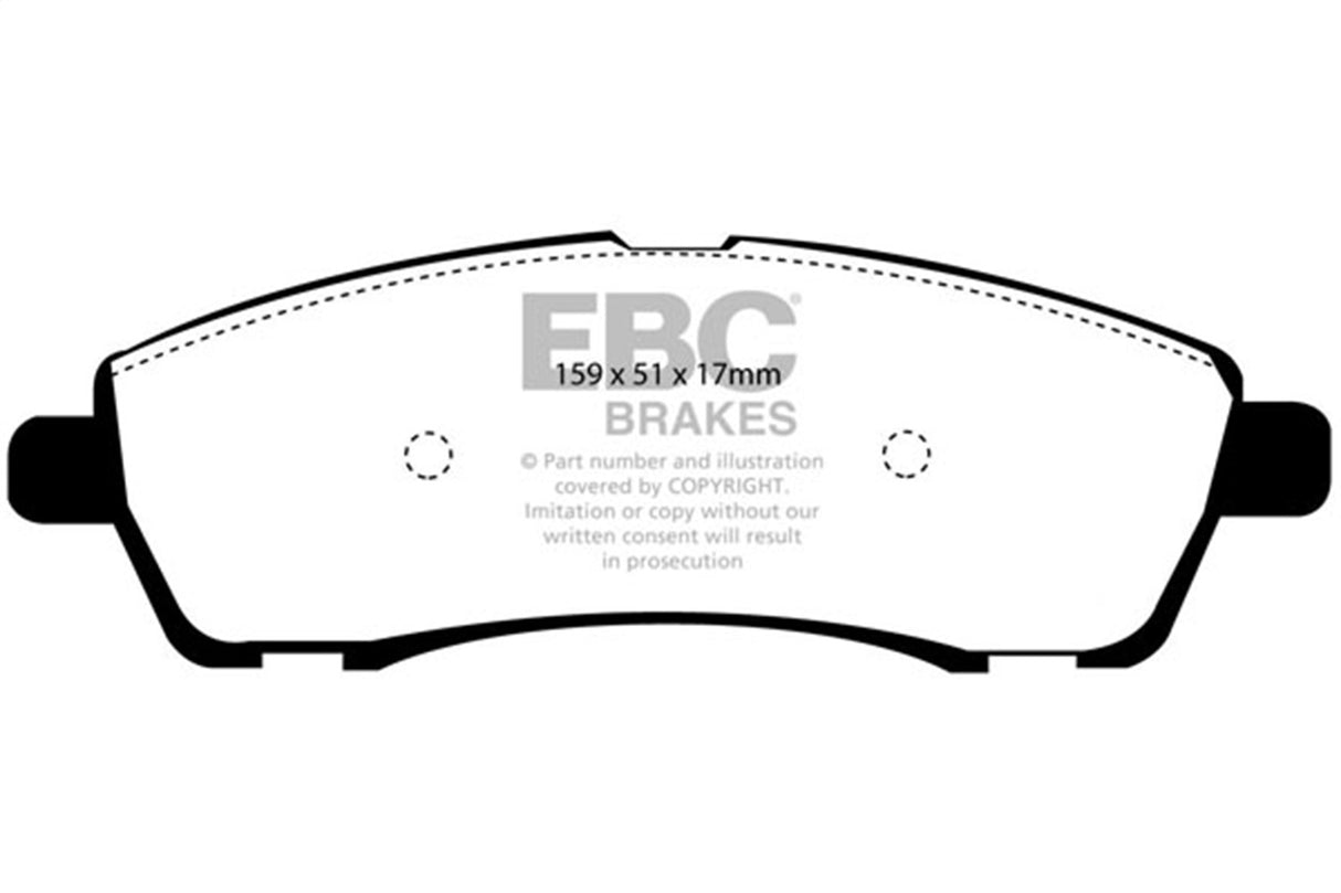 EBC Brakes UD757 Ultimax OEM Replacement Brake Pads - Roam Overland Outfitters