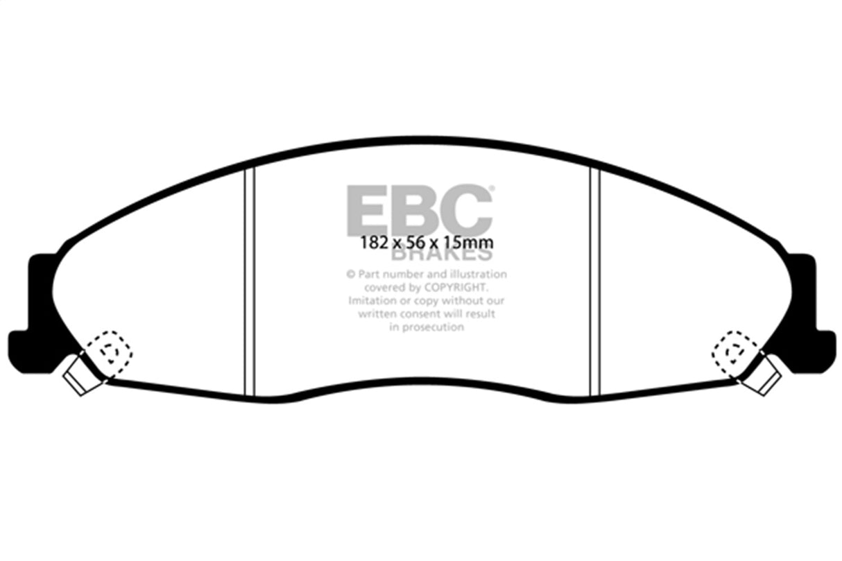 EBC Brakes UD921 Ultimax OEM Replacement Brake Pads - Roam Overland Outfitters