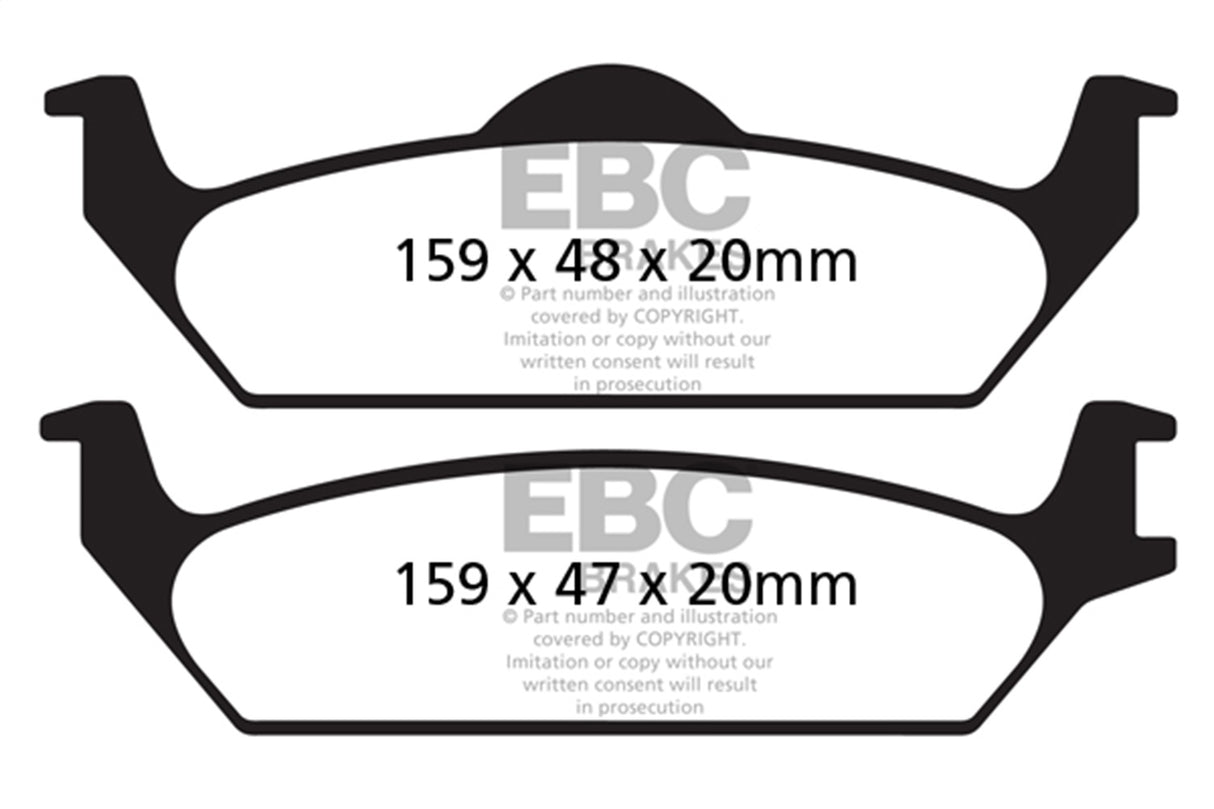 EBC Brakes UD963 Ultimax OEM Replacement Brake Pads - Roam Overland Outfitters