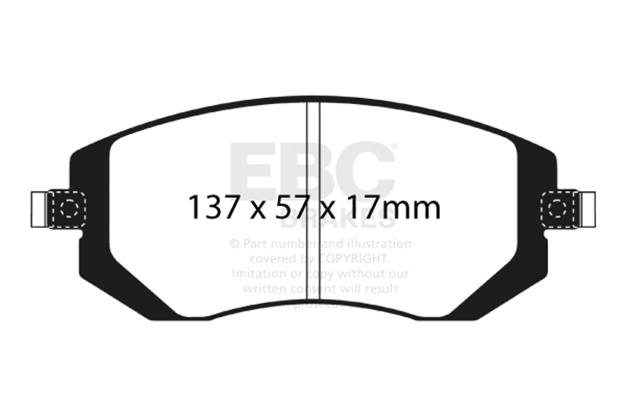 EBC Brakes UD929 Ultimax OEM Replacement Brake Pads - Roam Overland Outfitters