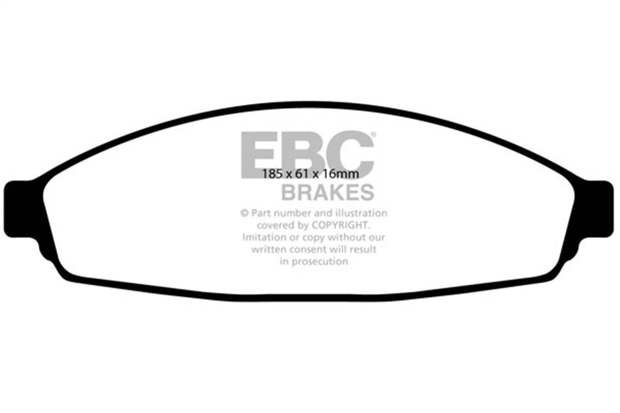 EBC Brakes UD931 Ultimax OEM Replacement Brake Pads - Roam Overland Outfitters