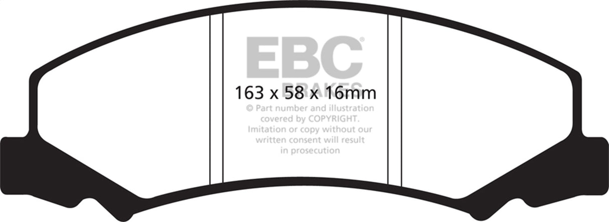 EBC Brakes UD1159 Ultimax OEM Replacement Brake Pads - Roam Overland Outfitters