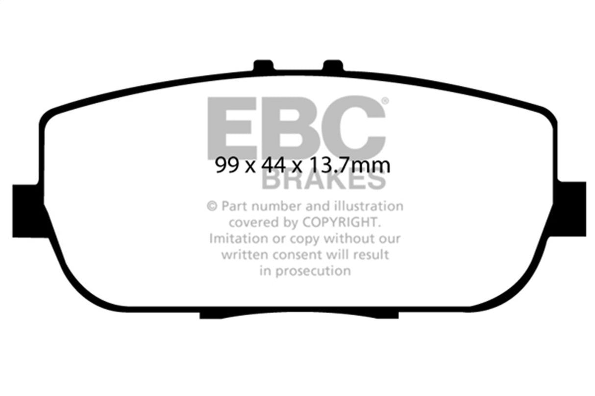 EBC Brakes UD1180 Ultimax OEM Replacement Brake Pads - Roam Overland Outfitters