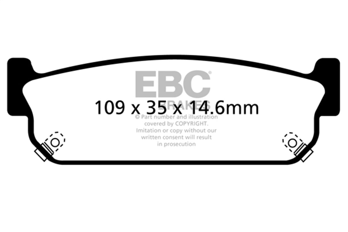 EBC Brakes UD588 Ultimax OEM Replacement Brake Pads - Roam Overland Outfitters