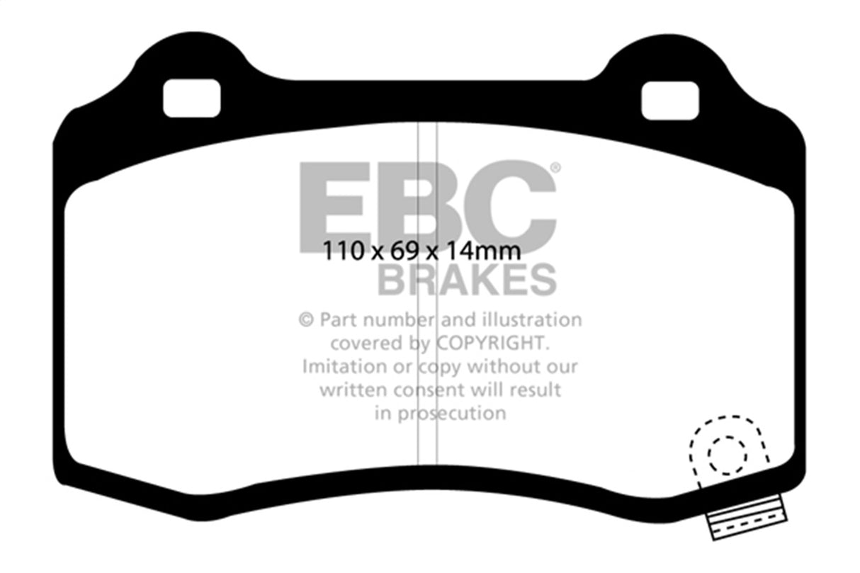 EBC Brakes UD1053 Ultimax OEM Replacement Brake Pads - Roam Overland Outfitters