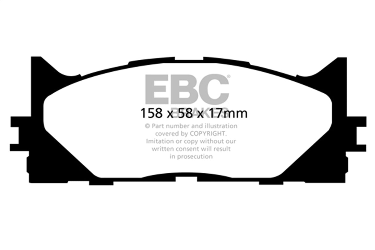 EBC Brakes UD1222 Ultimax OEM Replacement Brake Pads - Roam Overland Outfitters