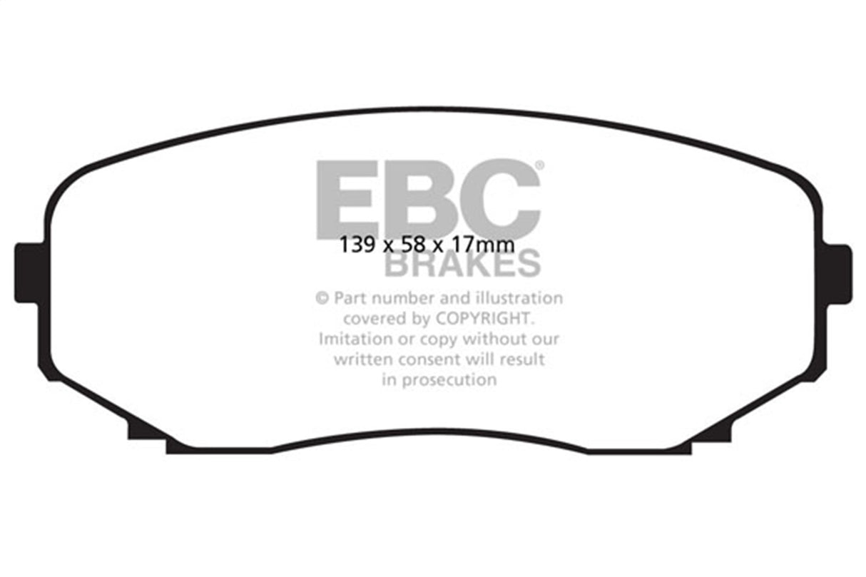 EBC Brakes UD1258 Ultimax OEM Replacement Brake Pads - Roam Overland Outfitters