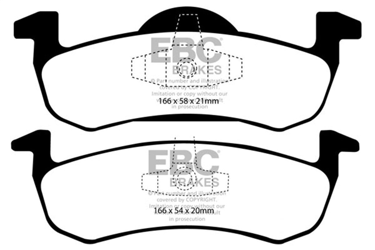 EBC Brakes UD1279 Ultimax OEM Replacement Brake Pads - Roam Overland Outfitters