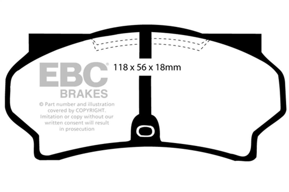 EBC Brakes UD9181 Ultimax OEM Replacement Brake Pads - Roam Overland Outfitters