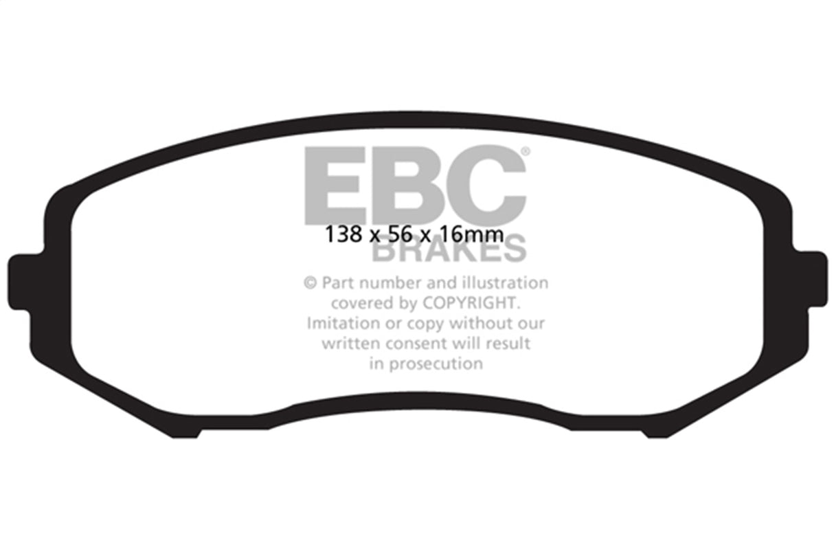 EBC Brakes UD1188 Ultimax OEM Replacement Brake Pads - Roam Overland Outfitters