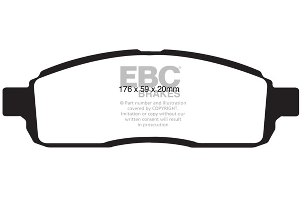 EBC Brakes UD1392 Ultimax OEM Replacement Brake Pads - Roam Overland Outfitters