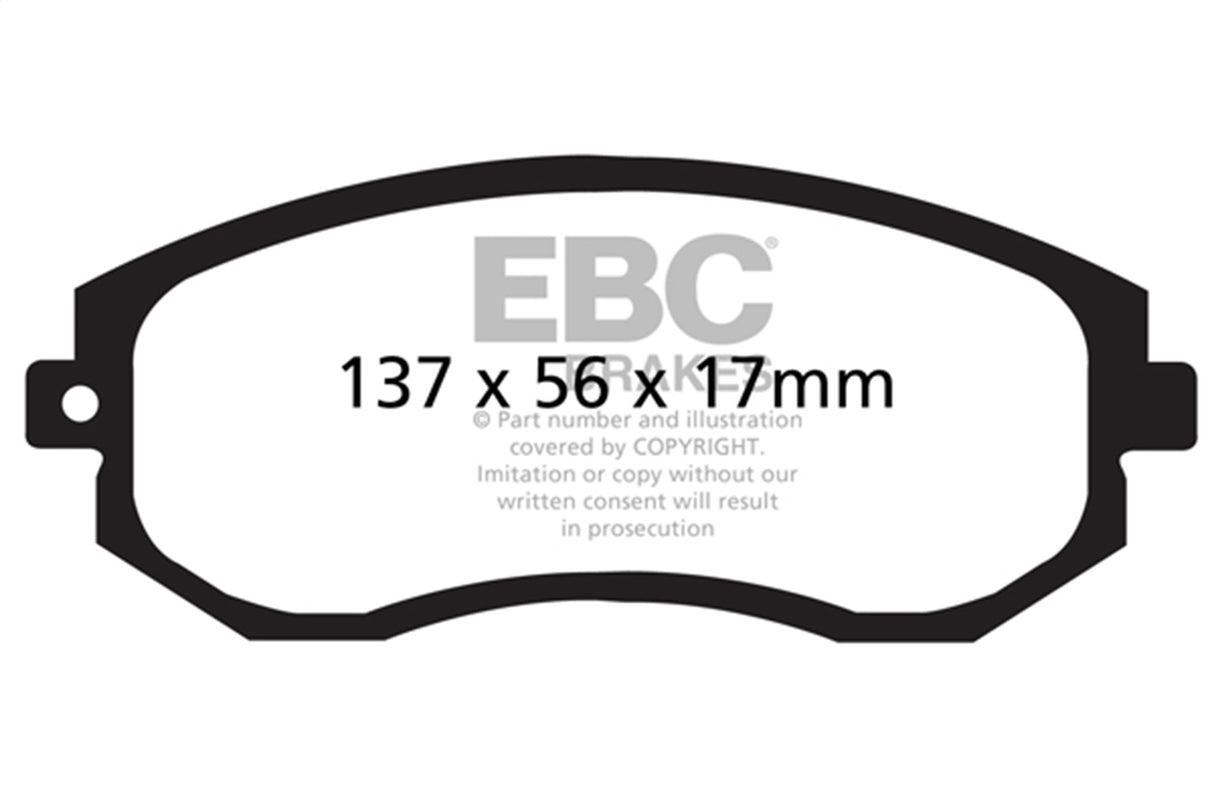 EBC Brakes UD1539 Ultimax OEM Replacement Brake Pads - Roam Overland Outfitters