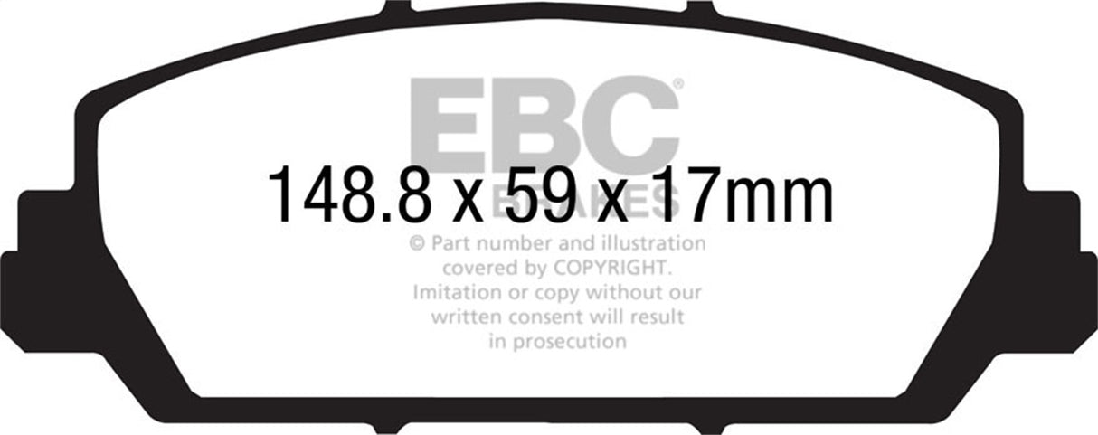 EBC Brakes UD1625 Ultimax OEM Replacement Brake Pads - Roam Overland Outfitters