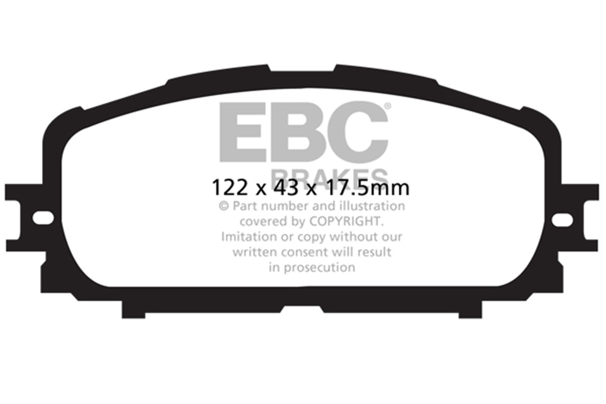 EBC Brakes UD1628 Ultimax OEM Replacement Brake Pads - Roam Overland Outfitters