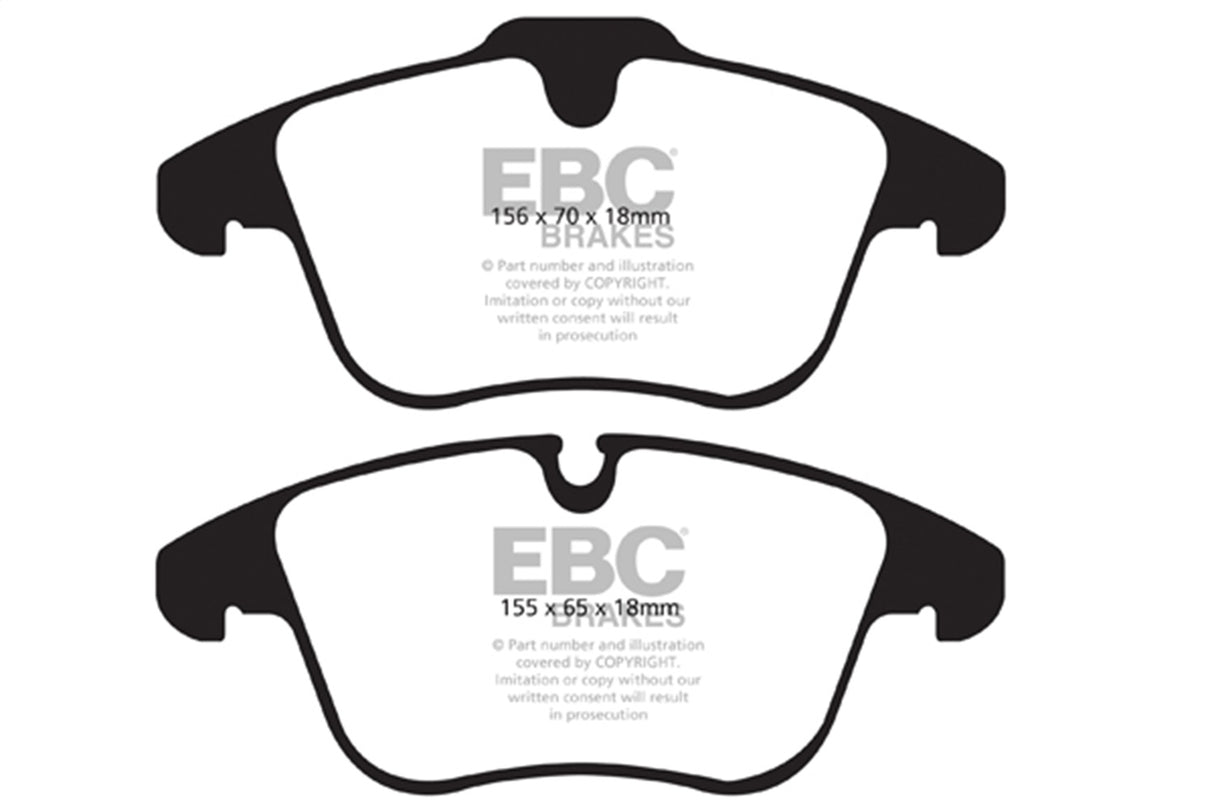 EBC Brakes UD1241 Ultimax OEM Replacement Brake Pads - Roam Overland Outfitters
