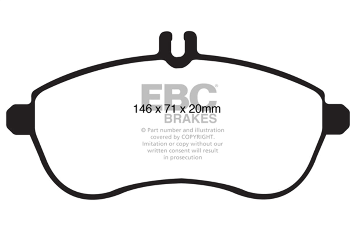 EBC Brakes UD1340 Ultimax OEM Replacement Brake Pads - Roam Overland Outfitters