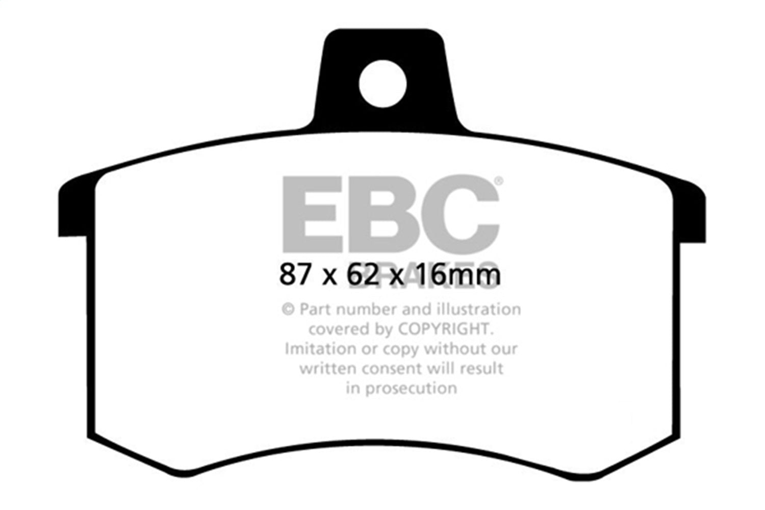 EBC Brakes UD228 Ultimax OEM Replacement Brake Pads – Roam