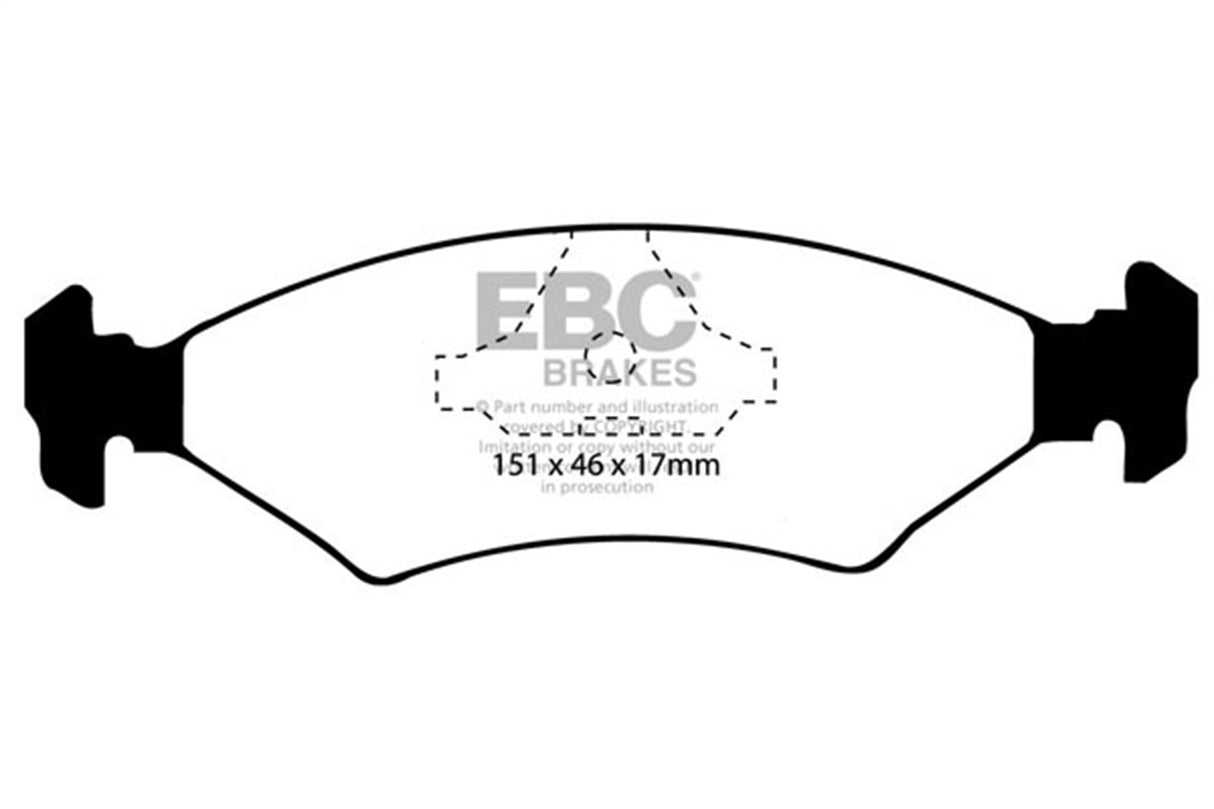 EBC Brakes UD350 Ultimax OEM Replacement Brake Pads - Roam Overland Outfitters
