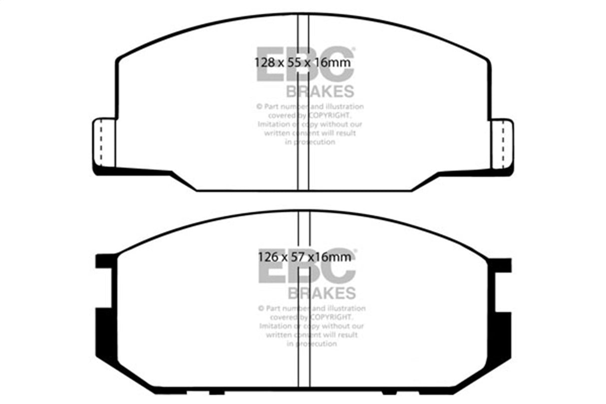 EBC Brakes UD245 Ultimax OEM Replacement Brake Pads - Roam Overland Outfitters