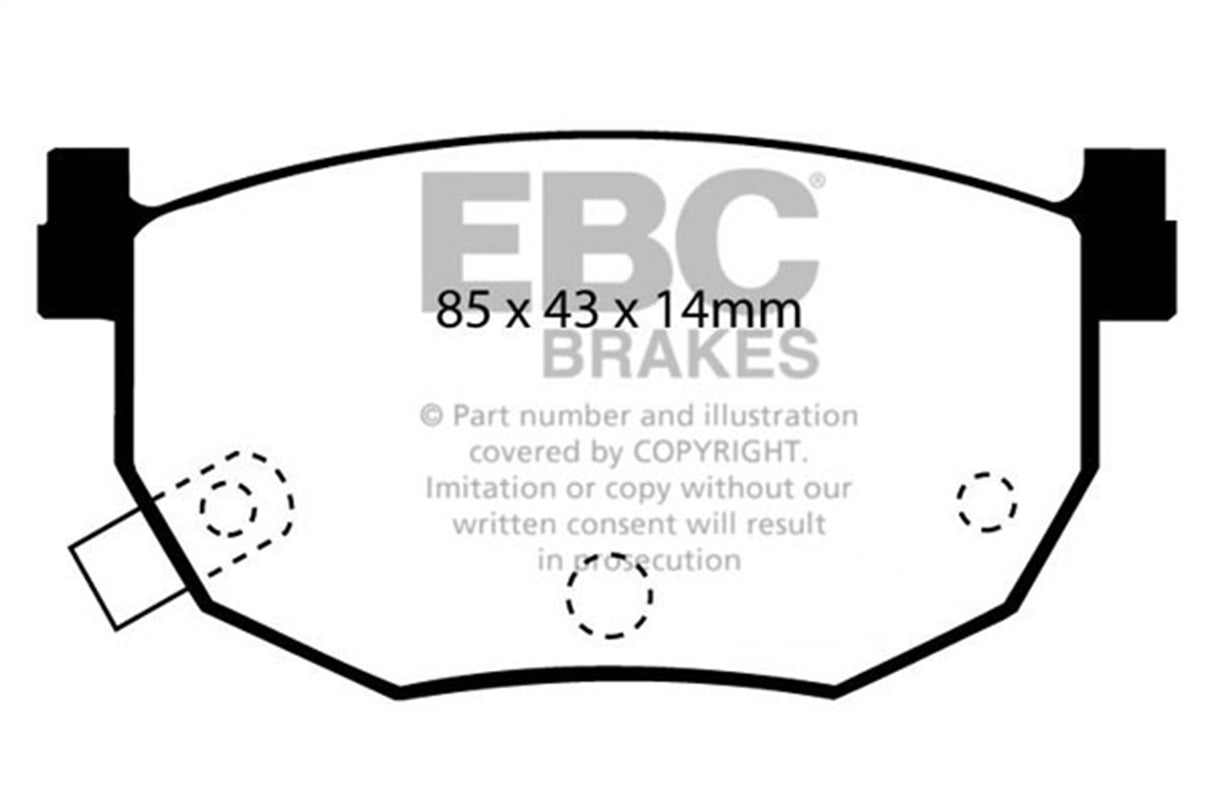 EBC Brakes UD272 Ultimax OEM Replacement Brake Pads - Roam Overland Outfitters