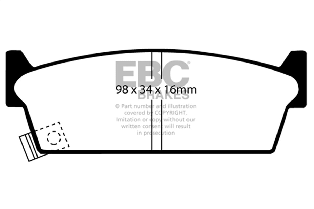EBC Brakes UD479 Ultimax OEM Replacement Brake Pads - Roam Overland Outfitters
