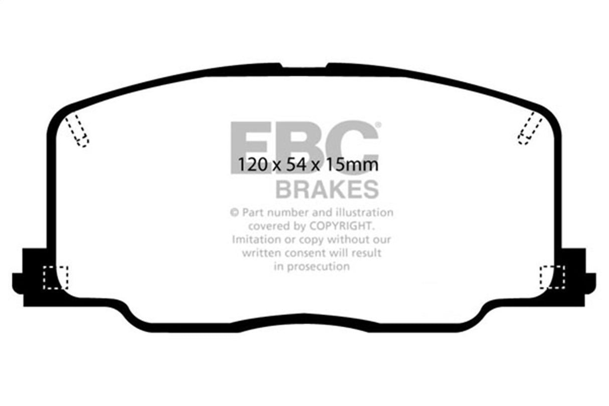 EBC Brakes UD356 Ultimax OEM Replacement Brake Pads - Roam Overland Outfitters