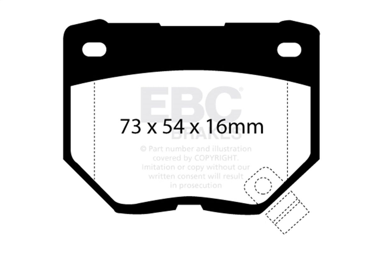 EBC Brakes UD461 Ultimax OEM Replacement Brake Pads - Roam Overland Outfitters