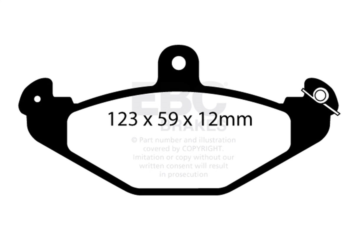 EBC Brakes UD491 Ultimax OEM Replacement Brake Pads - Roam Overland Outfitters