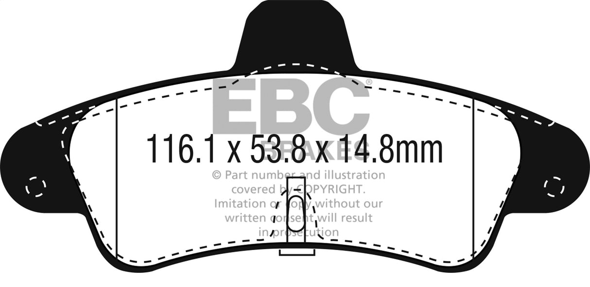 EBC Brakes UD899 Ultimax OEM Replacement Brake Pads - Roam Overland Outfitters