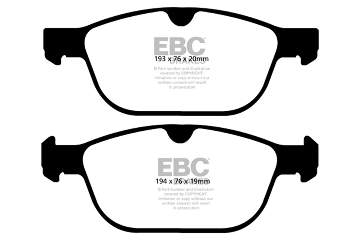 EBC Brakes UD1412 Ultimax OEM Replacement Brake Pads - Roam Overland Outfitters