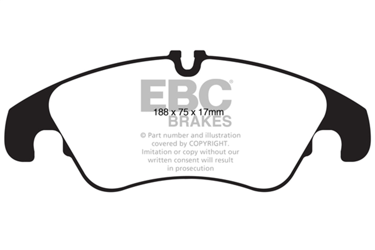 EBC Brakes UD13221 Ultimax OEM Replacement Brake Pads - Roam Overland Outfitters