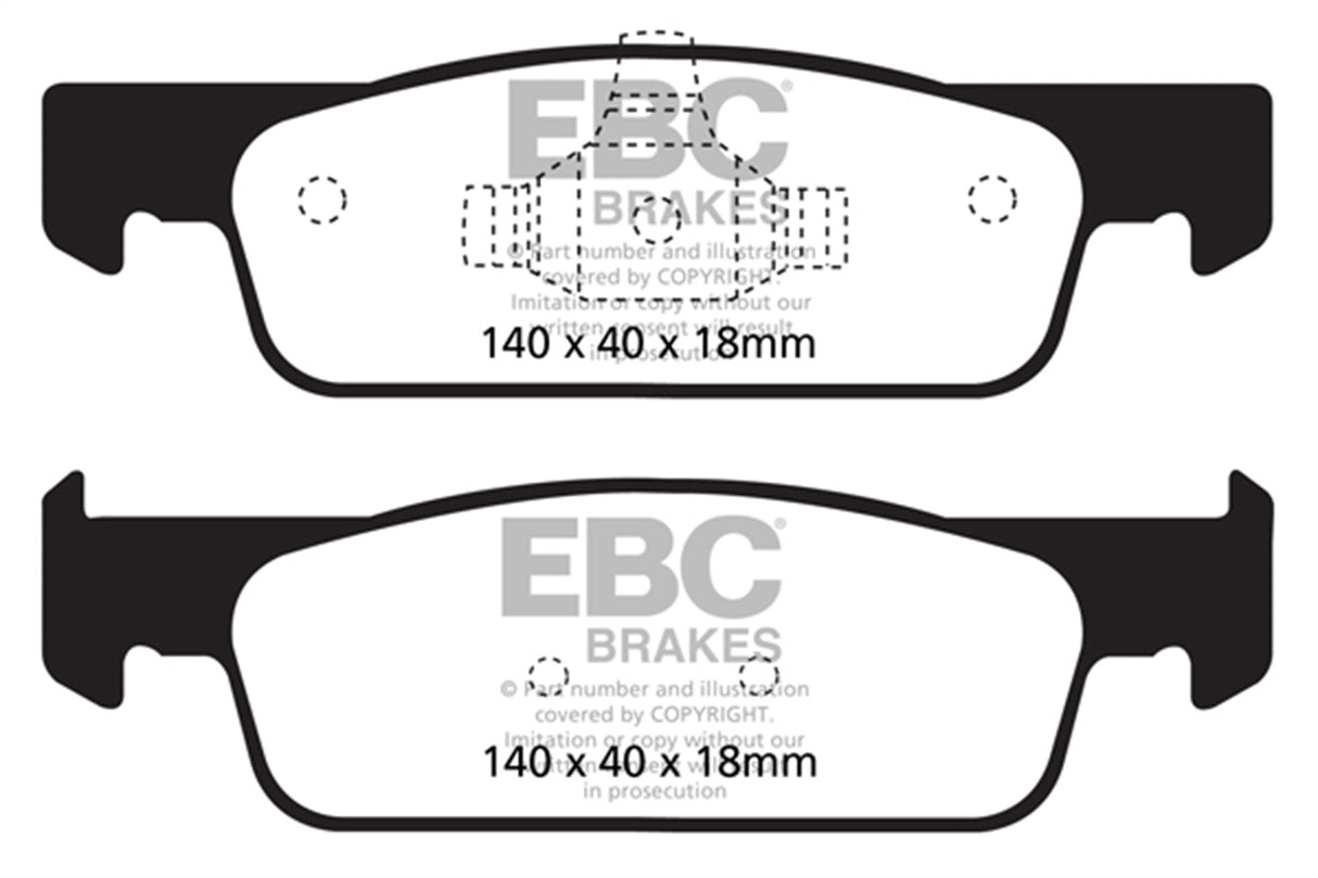 EBC Brakes UD1830 Ultimax OEM Replacement Brake Pads - Roam Overland Outfitters