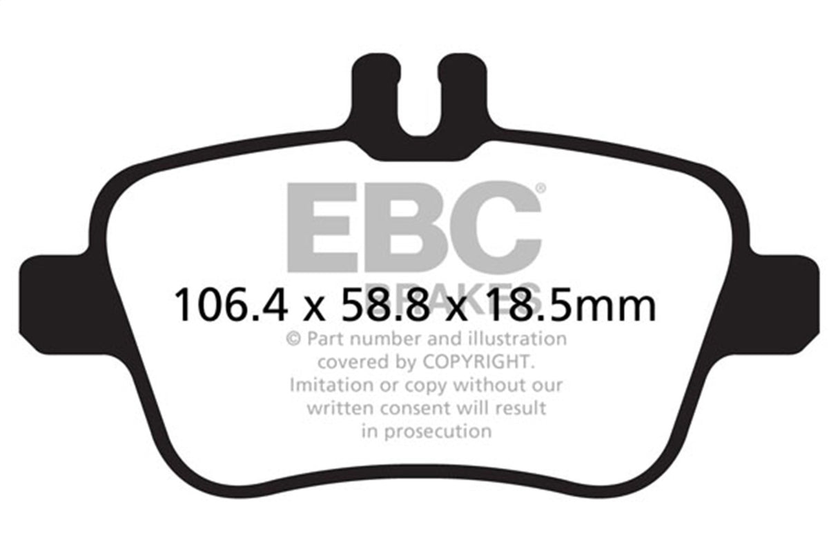 EBC Brakes UD1646 Ultimax OEM Replacement Brake Pads - Roam Overland Outfitters