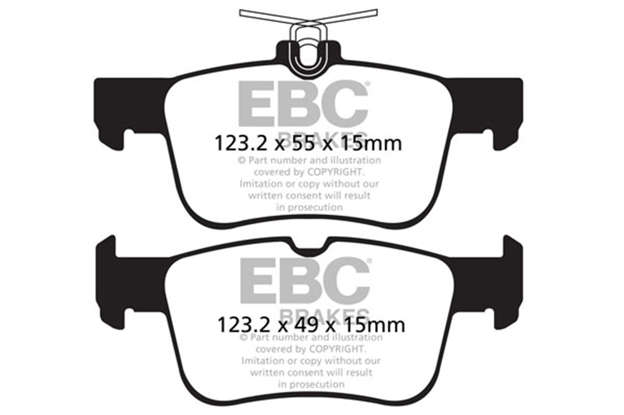 EBC Brakes UD1665 Ultimax OEM Replacement Brake Pads - Roam Overland Outfitters