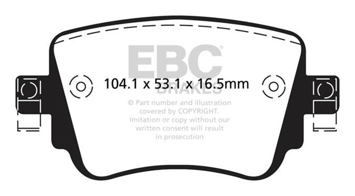 EBC Brakes UD1779 Ultimax OEM Replacement Brake Pads - Roam Overland Outfitters