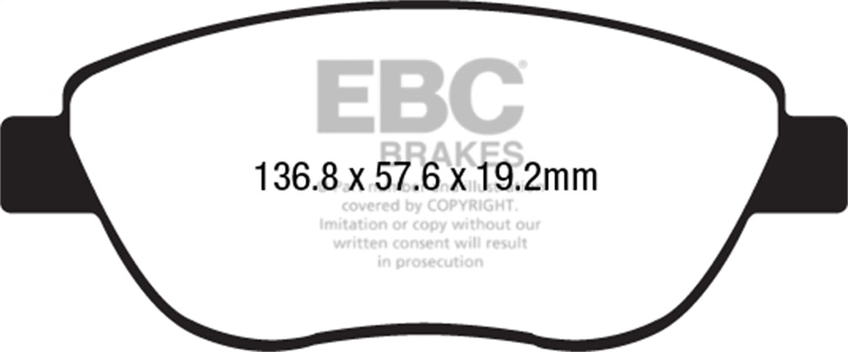 EBC Brakes UD1778 Ultimax OEM Replacement Brake Pads - Roam Overland Outfitters