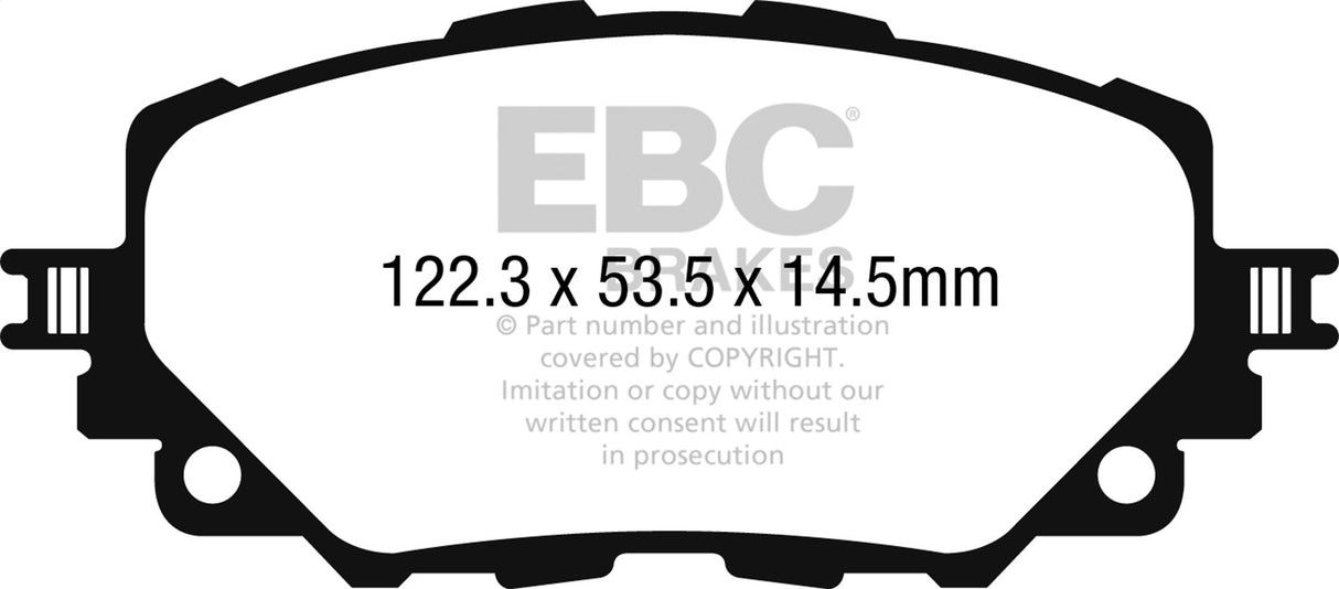 EBC Brakes UD1903 Ultimax OEM Replacement Brake Pads - Roam Overland Outfitters