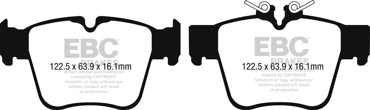 EBC Brakes UD1872 Ultimax OEM Replacement Brake Pads - Roam Overland Outfitters