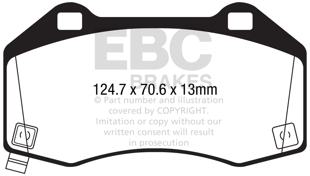 EBC Brakes UD13791 Ultimax OEM Replacement Brake Pads - Roam Overland Outfitters