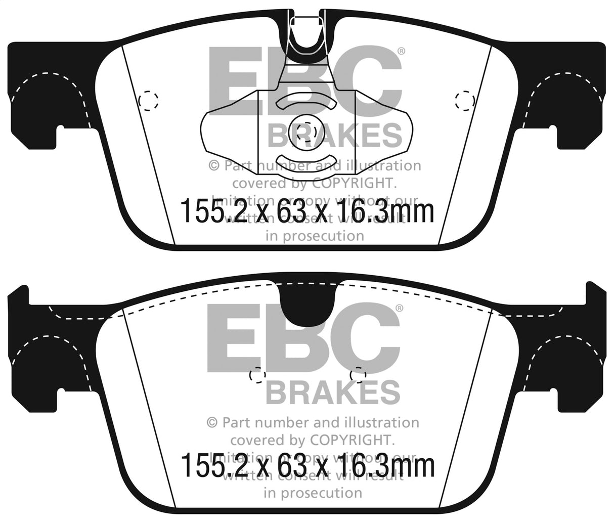 EBC Brakes UD1924 Ultimax OEM Replacement Brake Pads - Roam Overland Outfitters